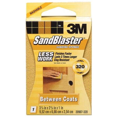 320 Grit SandBlaster Between Coats Sanding Sponge Block 20907320